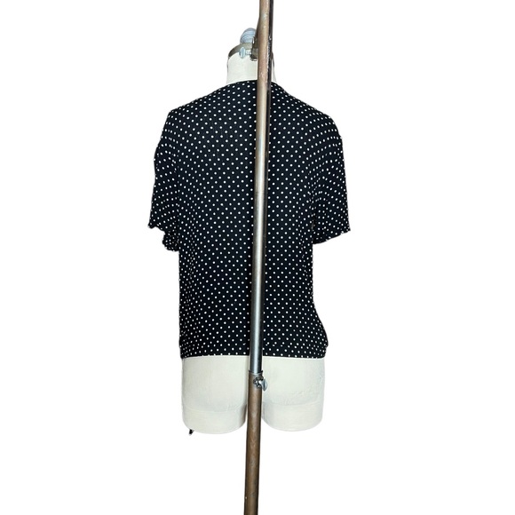 Pink Republic Side Knot Wrap Polka Dot Top size L - Picture 3 of 16